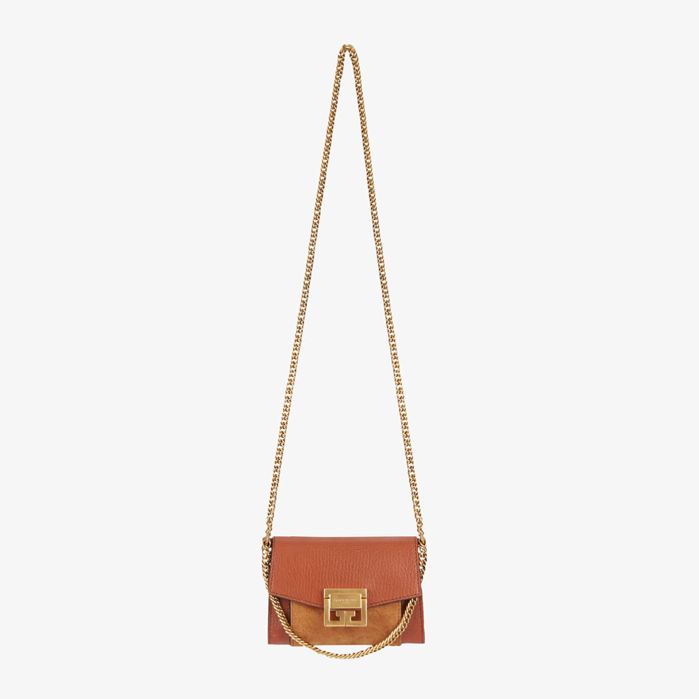 Givenchy Nano GV3 bag in leather and suede BB6018B033-204: Image 1