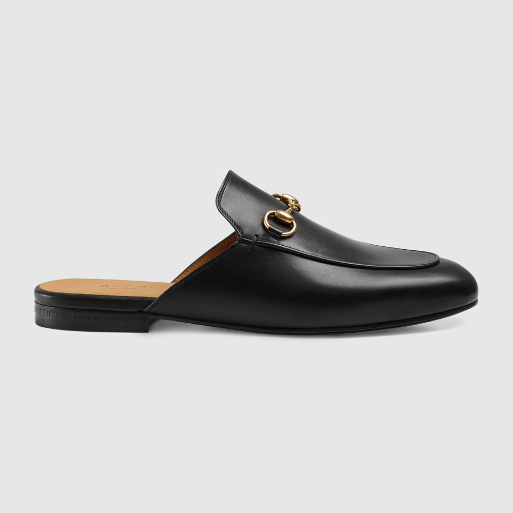 Gucci Princetown leather slipper 423513 BLM00 1000: Image 2