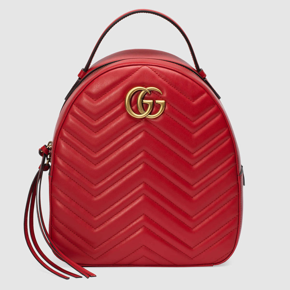 Gucci GG Marmont quilted leather backpack 476671 DTDHD 6433: Image 1