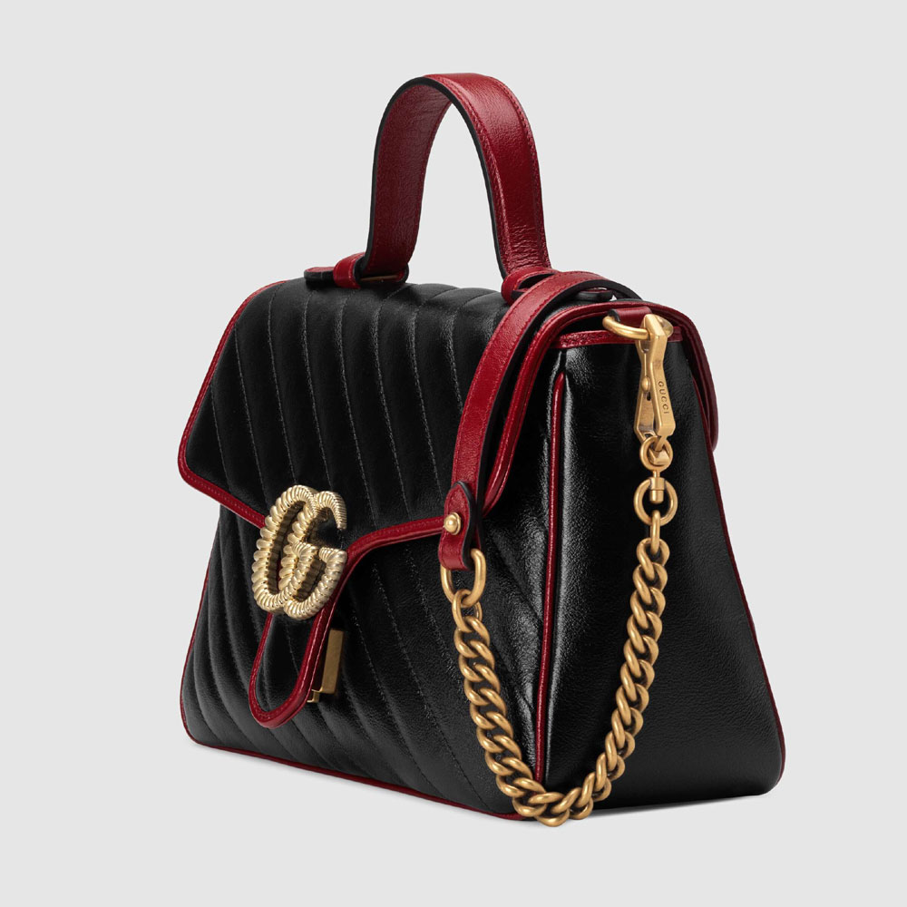 Gucci GG Marmont small top handle bag 498110 0OLFX 8277: Image 2
