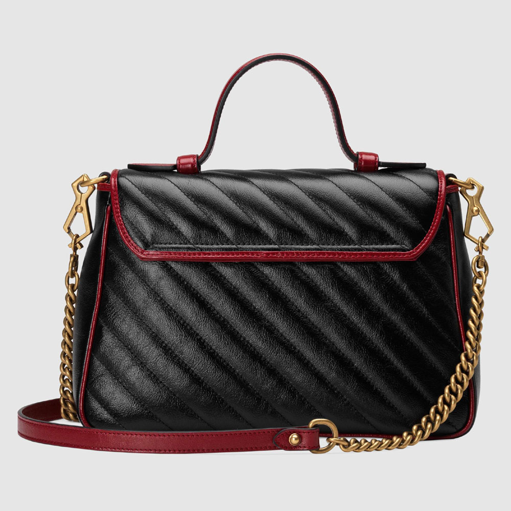 Gucci GG Marmont small top handle bag 498110 0OLFX 8277: Image 3