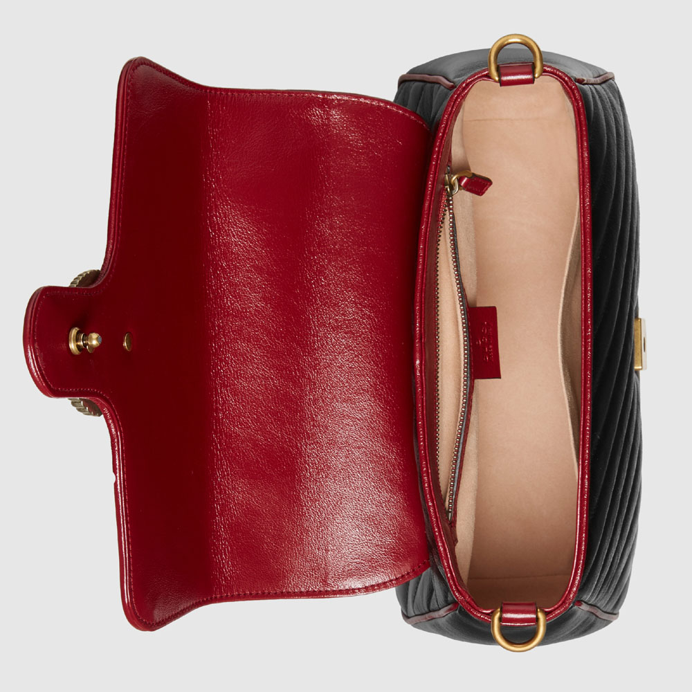 Gucci GG Marmont small top handle bag 498110 0OLFX 8277: Image 4