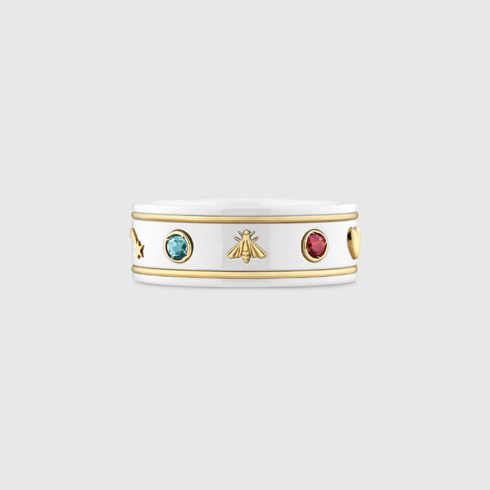 Gucci Icon ring with gemstones 527095 J8F76 8521: Image 1