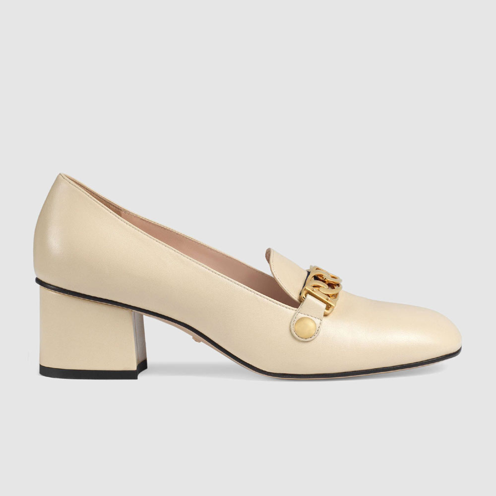 Gucci Sylvie leather mid-heel pump 537539 CQXS0 9583: Image 2