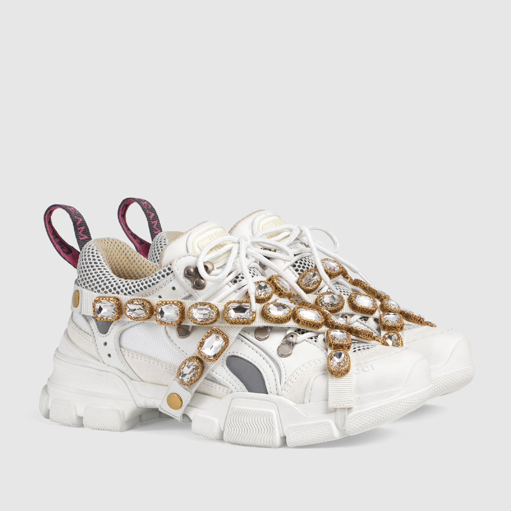 Gucci Flashtrek sneaker with removable crystals 541445 GGZ50 9081: Image 1