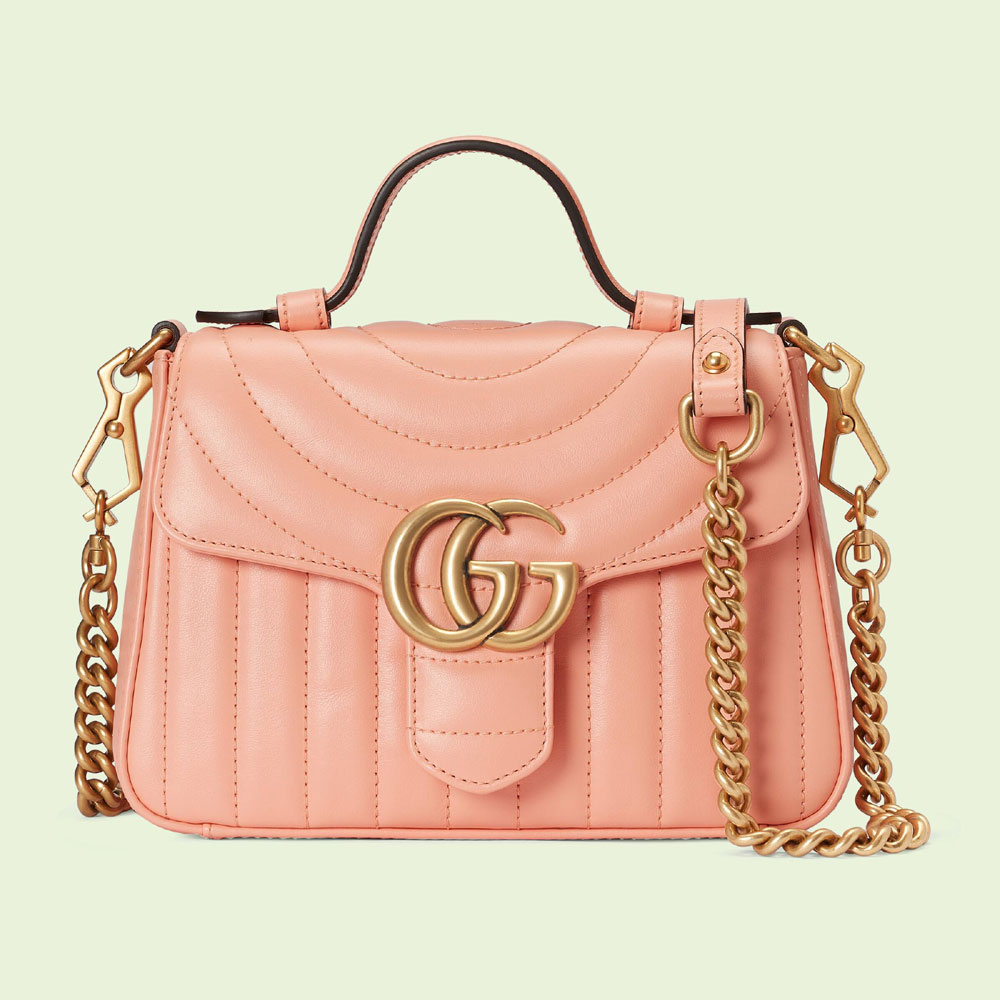 Gucci GG Marmont mini top handle bag 547260 AABZE 6707: Image 1