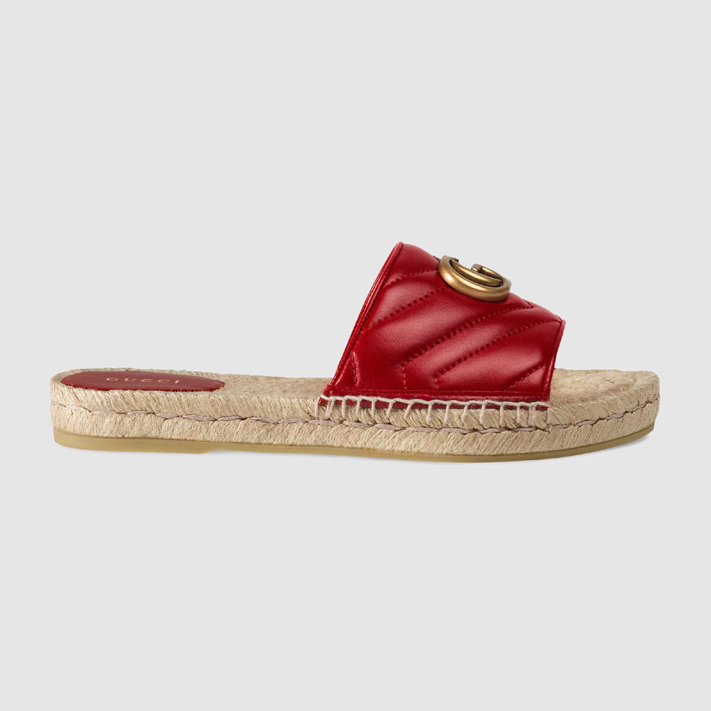 Gucci Leather espadrille sandal 573028 BKO00 6433: Image 2