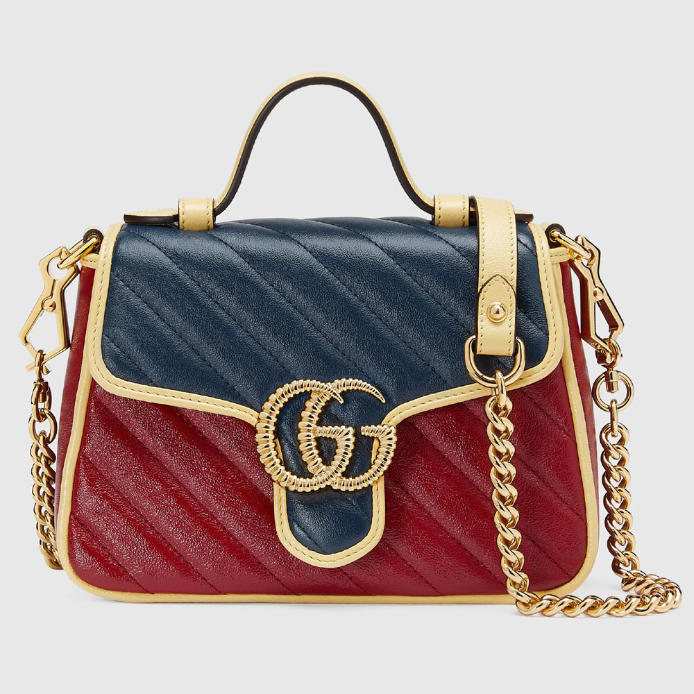 Gucci GG Marmont mini top handle bag 583571 1X5CG 6775: Image 1