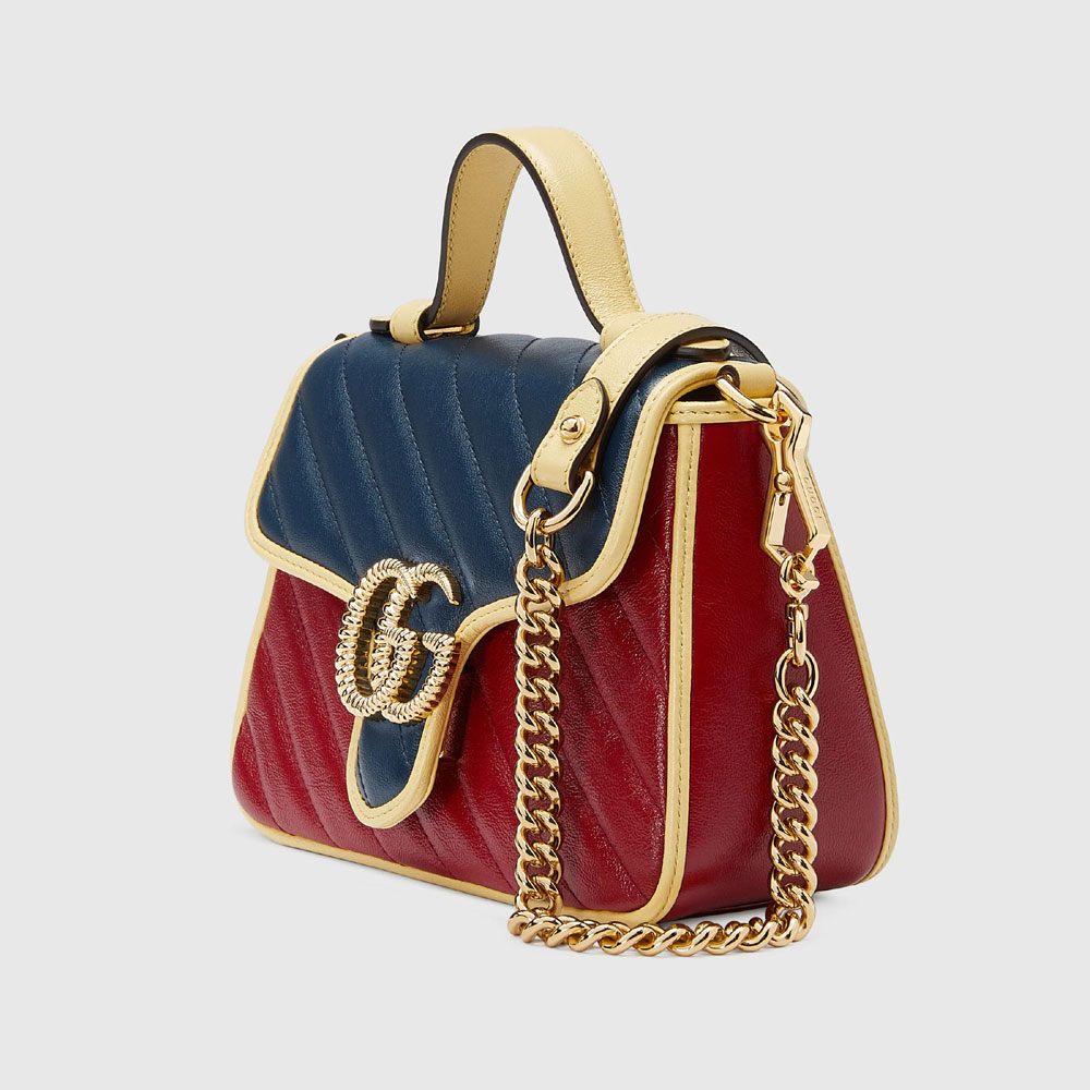 Gucci GG Marmont mini top handle bag 583571 1X5CG 6775: Image 2