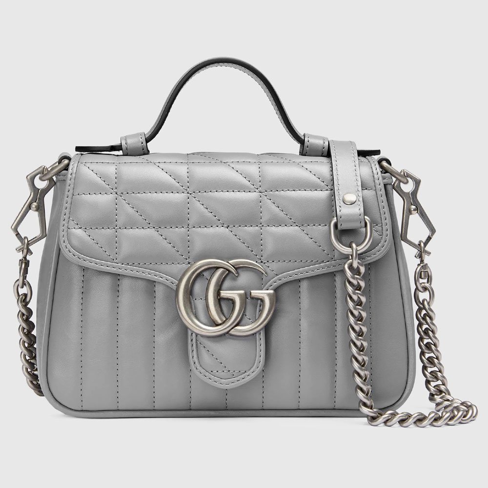 Gucci GG Marmont mini top handle bag 583571 UM8AN 1711: Image 1