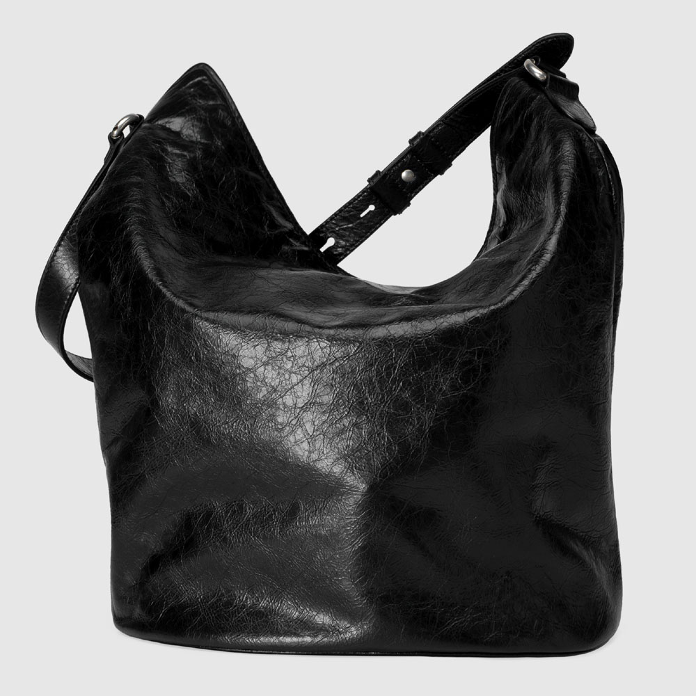 Gucci Leather hobo shoulder bag 598086 1GZ0X 1000: Image 3