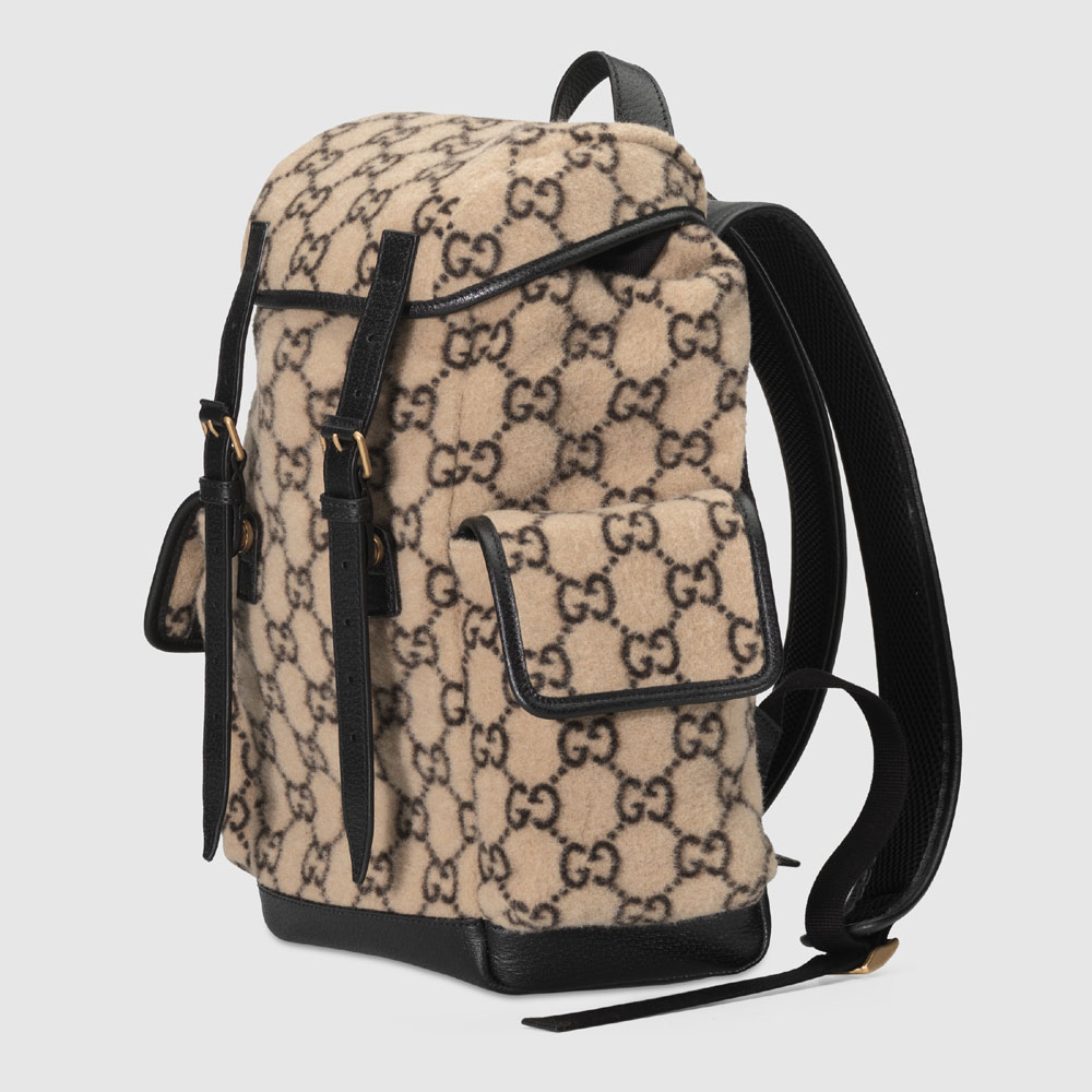 Gucci Small GG wool backpack 598184 G38GT 9769: Image 2