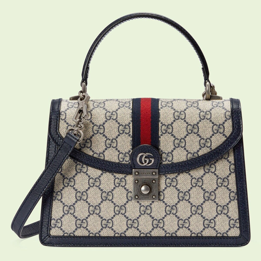 Gucci Ophidia small GG top handle bag 651055 96IWN 4076: Image 1
