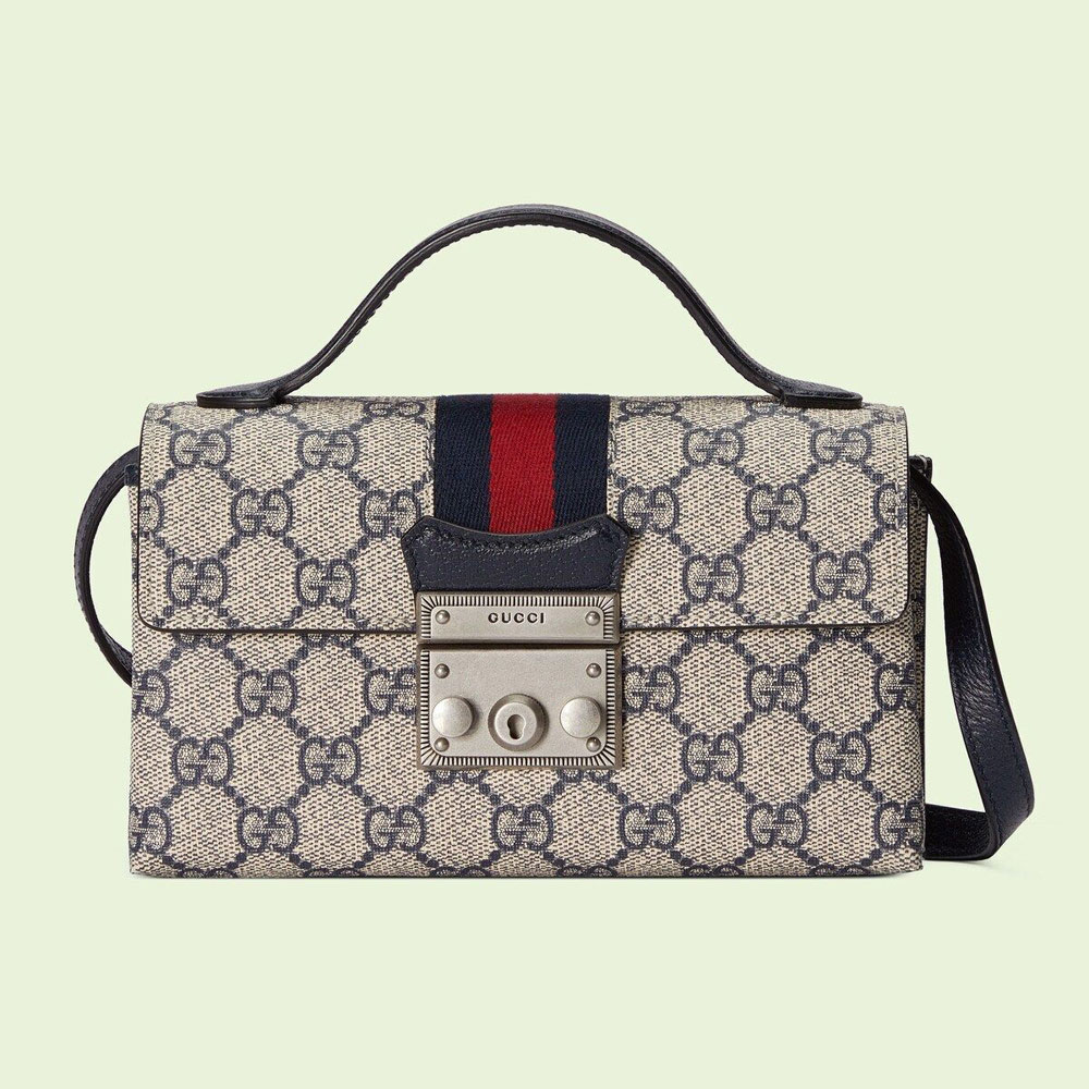 Gucci Padlock mini bag with Web 652683 96IWN 4076: Image 1