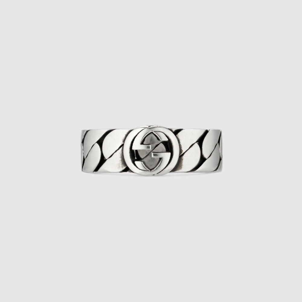 Gucci Wide ring with Interlocking G 661513 J8400 0728: Image 1