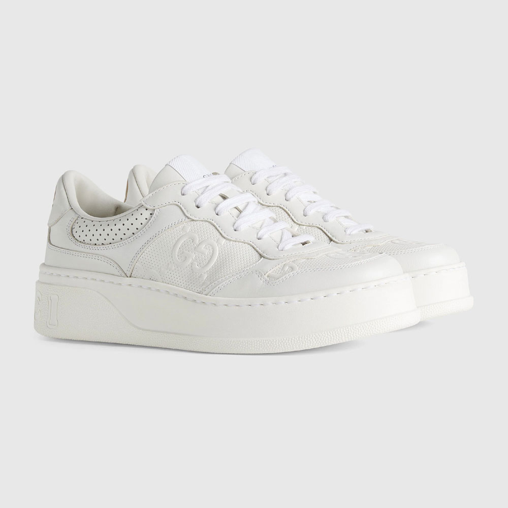 Gucci GG embossed sneaker 670408 1XL10 9014: Image 1