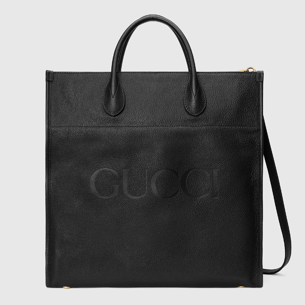 Large tote with Gucci logo 674850 0E8IG 1000: Image 1