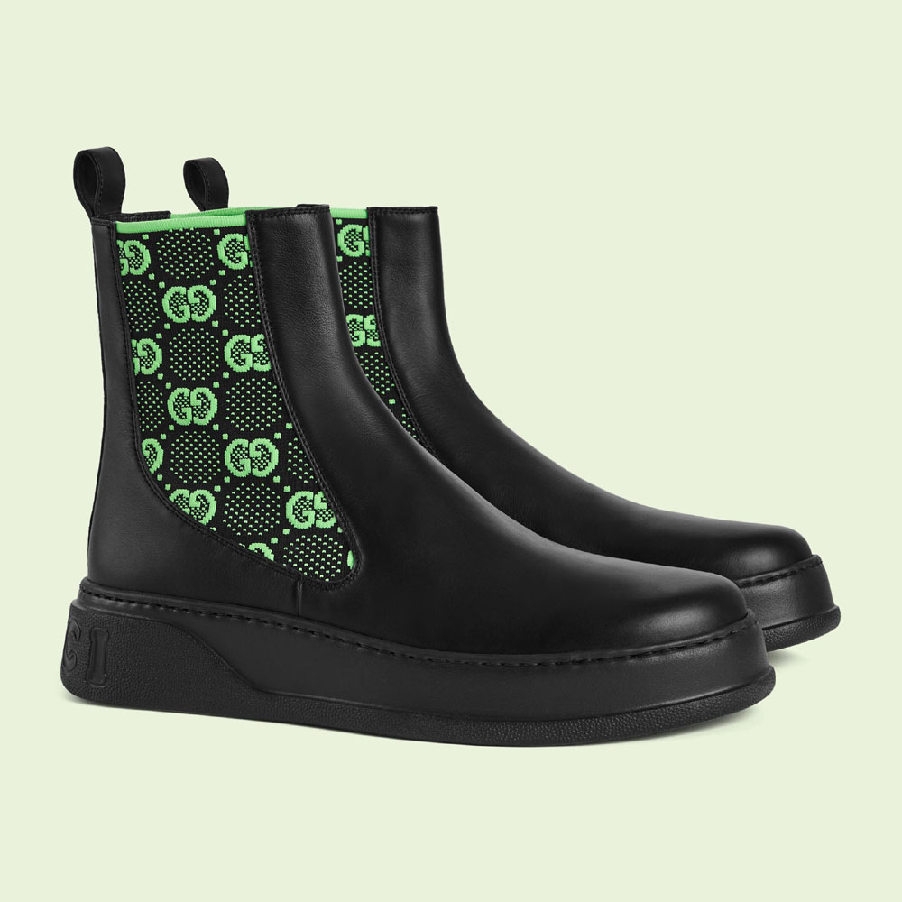 Gucci boot with GG jersey 718713 AAA8L 1065: Image 2