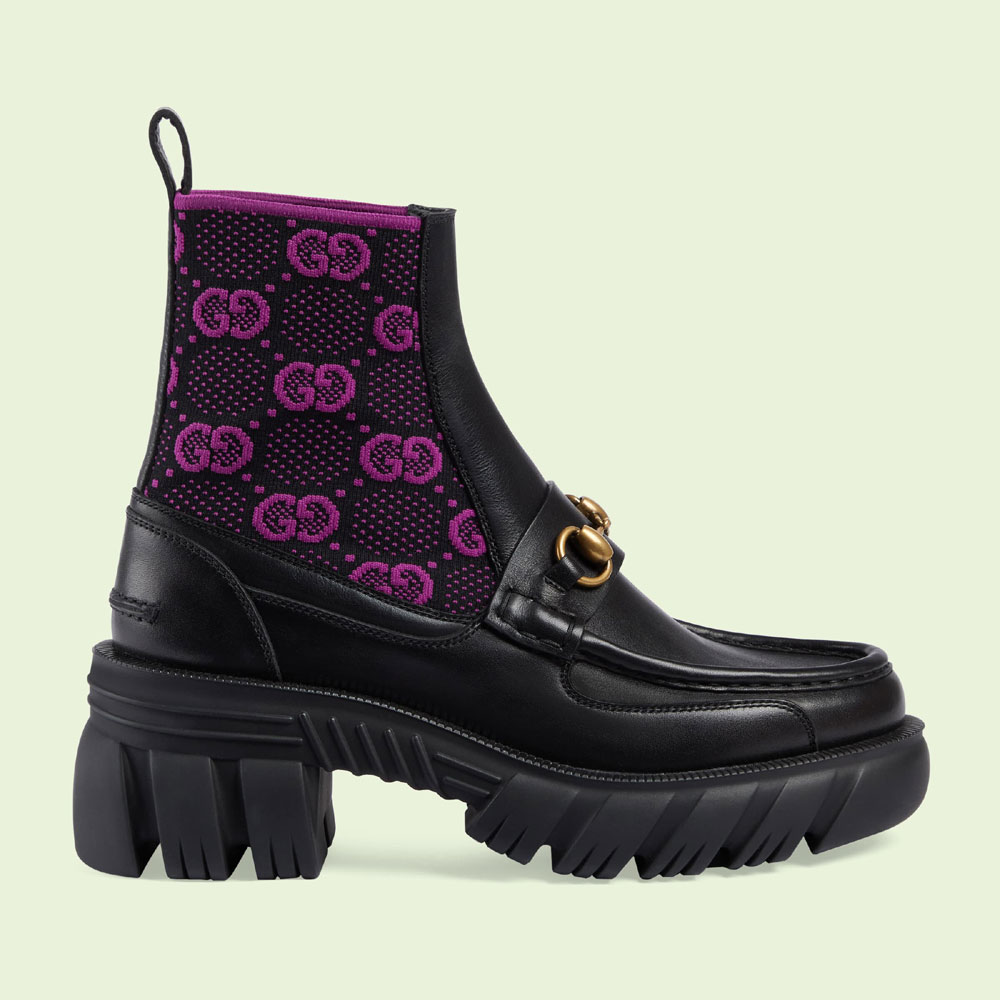 Gucci GG jersey boot with Horsebit 718716 AAA4Y 1074: Image 1
