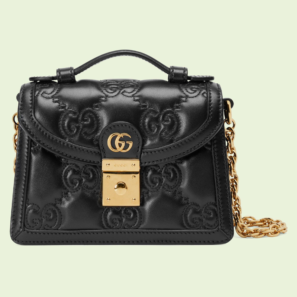 Gucci GG matelasse small top handle bag 724499 UM8HG 1046: Image 1