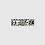 Gucci Silver ring with Square G 576993 J8400 0811