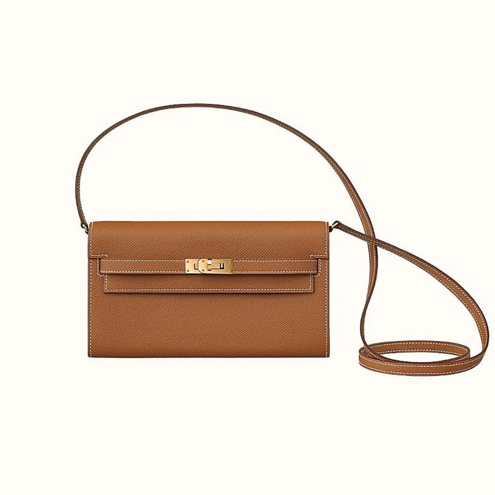 Hermes Classique To Go Cavale Woc Long wallet in Brown Epsom: Image 1