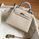 Hermes 25cm Kelly Sellier Craie Epsom H027629C010