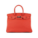 Hermes Birkin Capucine 35cm Togo Palladium H027768CAS5