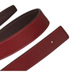 Hermes 32mm leather strap in Tadelakt calfskin Togo calfskin H068510CAAA