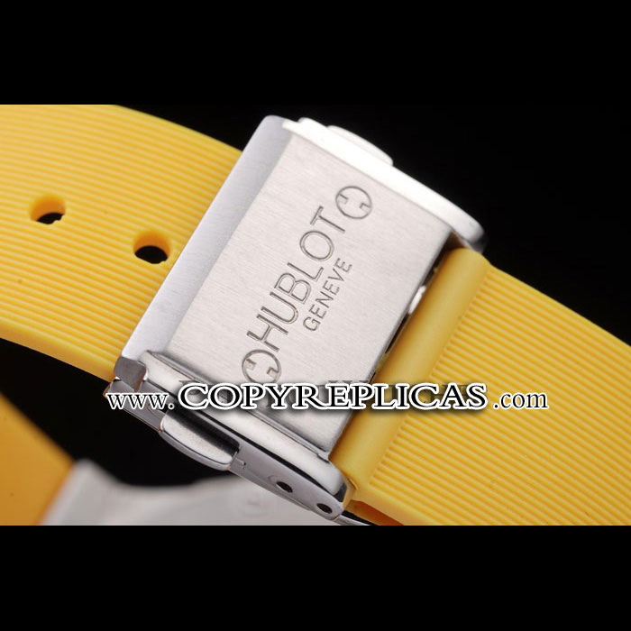 Hublot Big Bang Yellow Strap White Dial Watch HB6243: Image 4