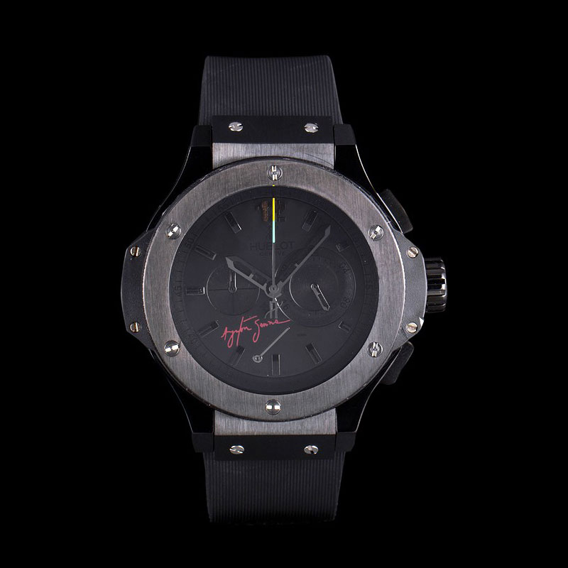 Hublot Limited Edition Ayrton Senna Black Dial Watch HB6268: Image 1