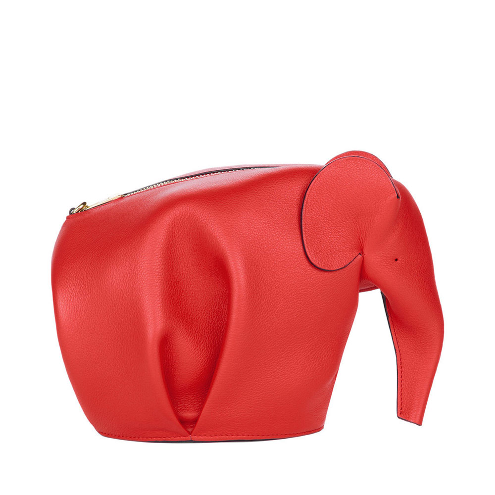 Loewe Elephant Mini Bag Red 199.30.M93-7100: Image 3