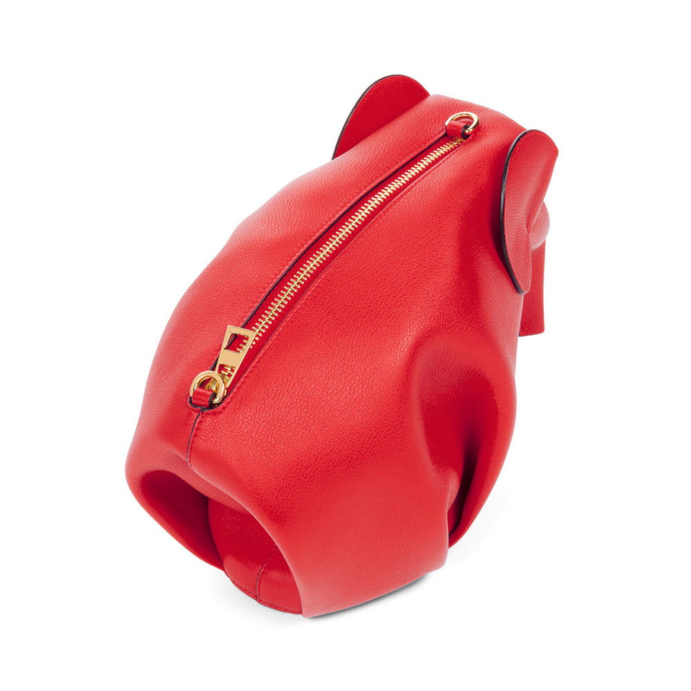 Loewe Elephant Mini Bag Red 199.30.M93-7100: Image 4