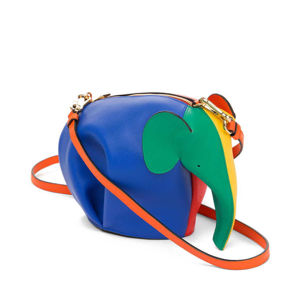 Loewe Elephant Rainbow Mini Bag Multicolor Orange 199.30FM93-9969: Image 1