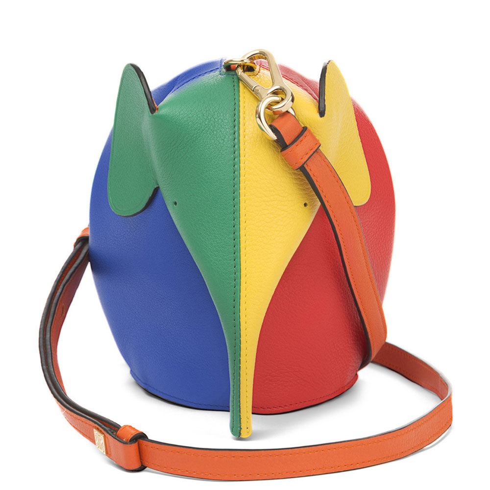 Loewe Elephant Rainbow Mini Bag Multicolor Orange 199.30FM93-9969: Image 3
