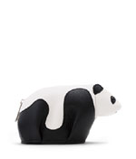 Loewe Panda Coin Purse Black White 199.30JH75-1102