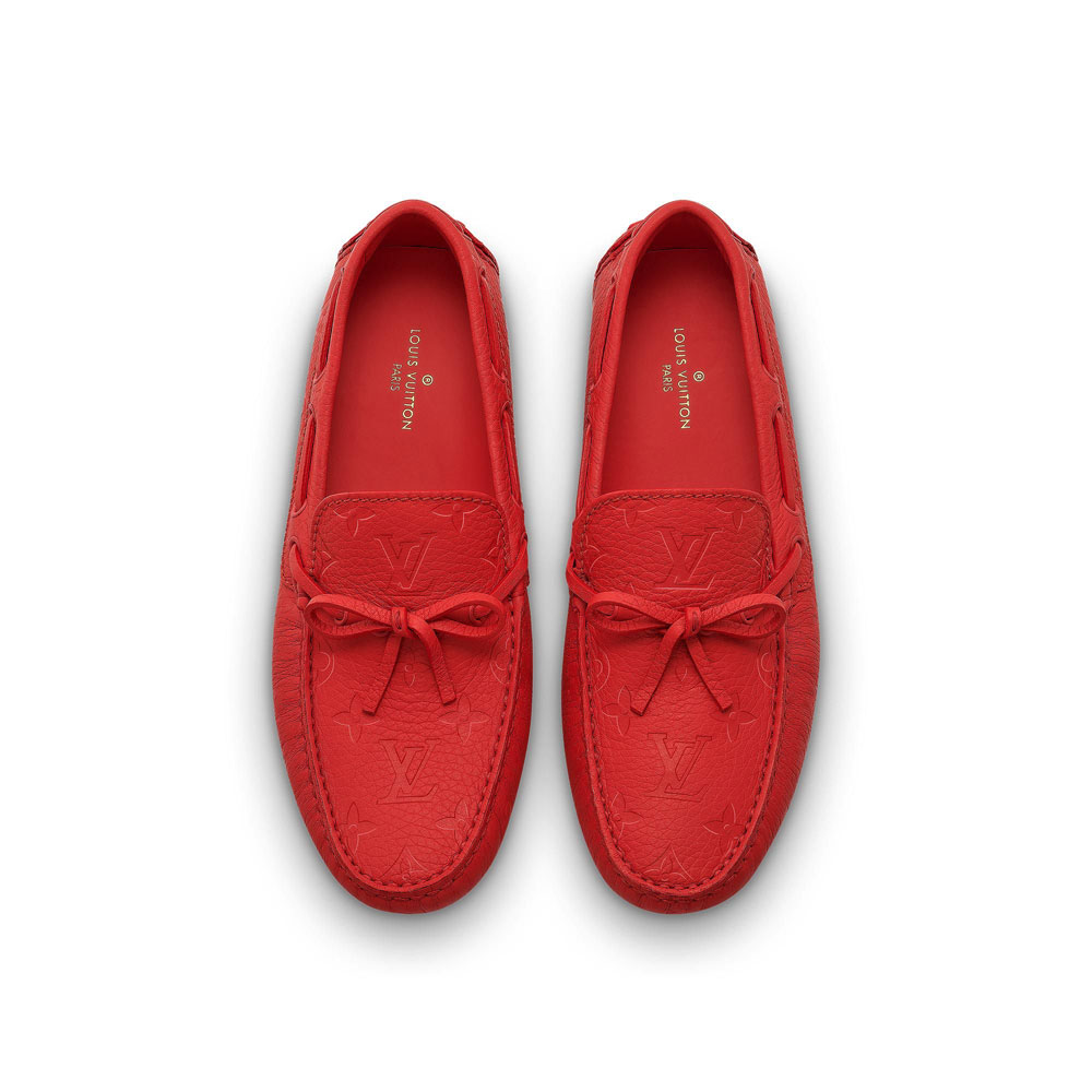 Louis Vuitton Arizona Mocassin in Rouge 1A5YBY: Image 2
