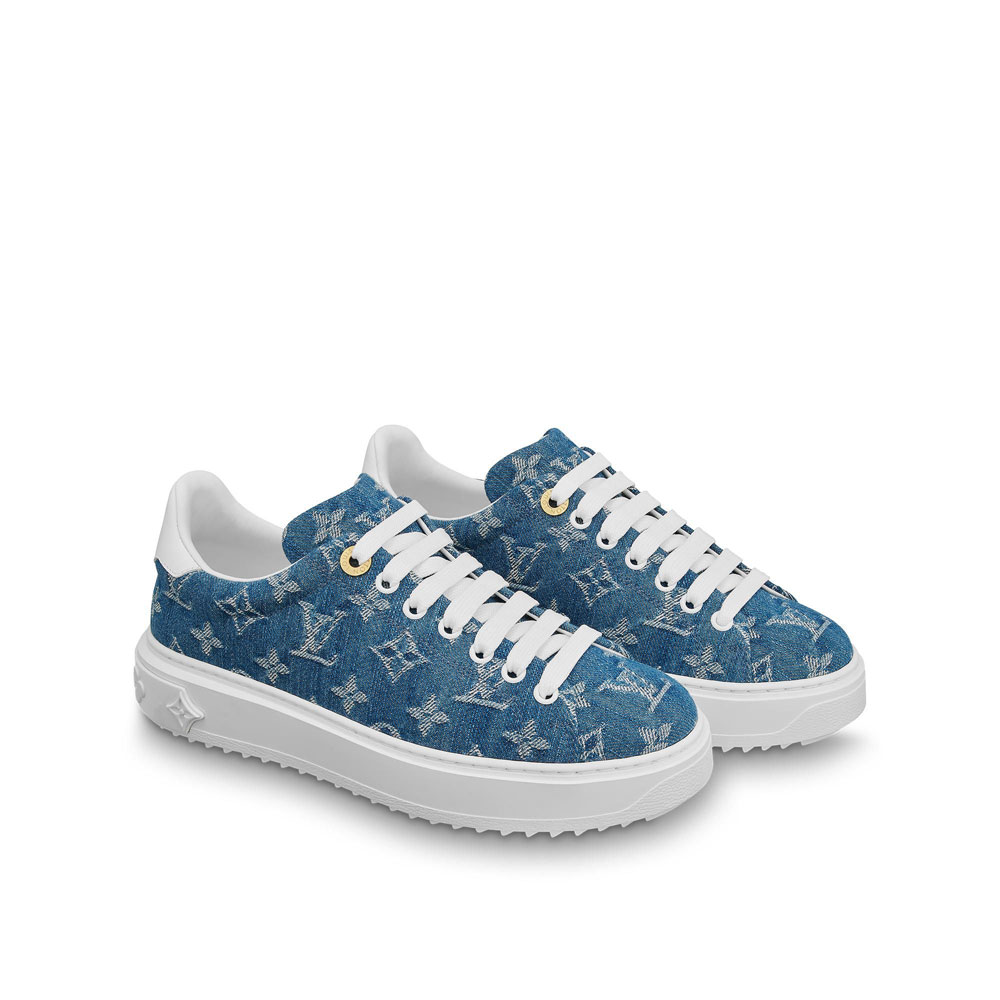 Louis Vuitton Time Out Sneaker in Blue 1A7RB3: Image 2