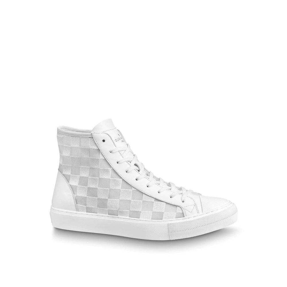 Louis Vuitton Tattoo Sneaker Boot in White 1A7W9X: Image 1