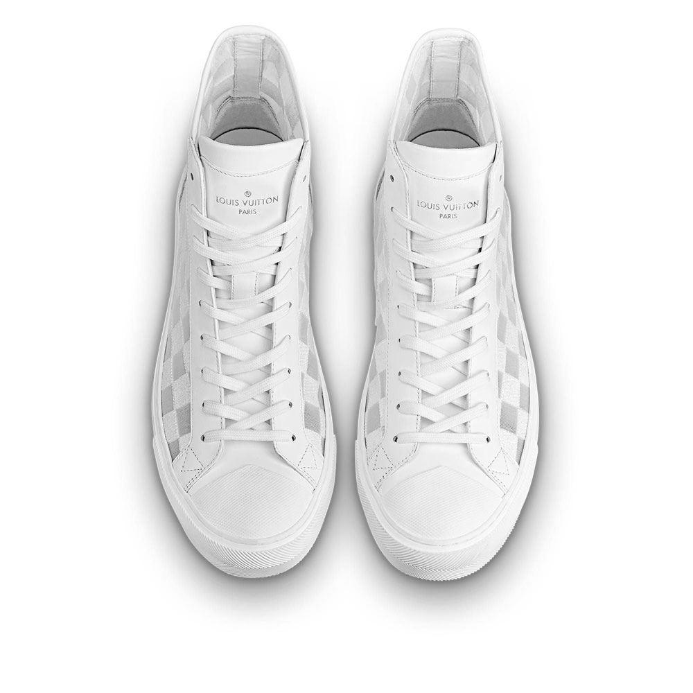 Louis Vuitton Tattoo Sneaker Boot in White 1A7W9X: Image 2