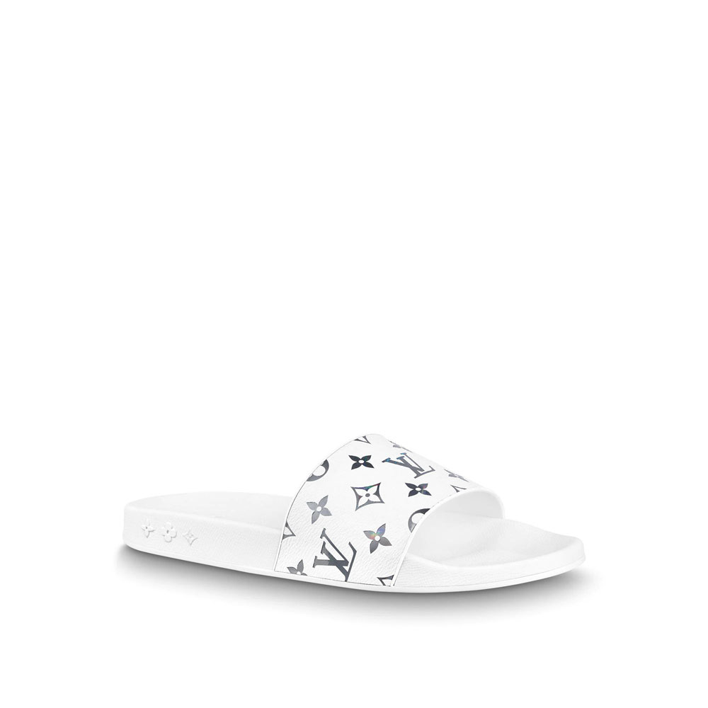 Louis Vuitton Waterfront Mule in White 1A7WH4: Image 1