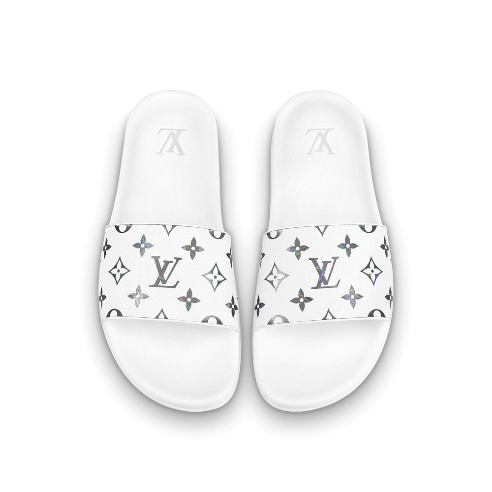 Louis Vuitton Waterfront Mule in White 1A7WH4: Image 2