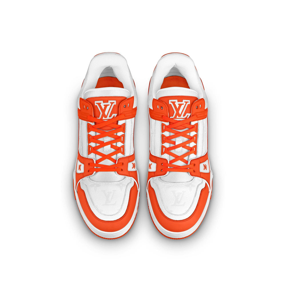 Louis Vuitton Trainer Sneaker in Orange 1A811Q: Image 2