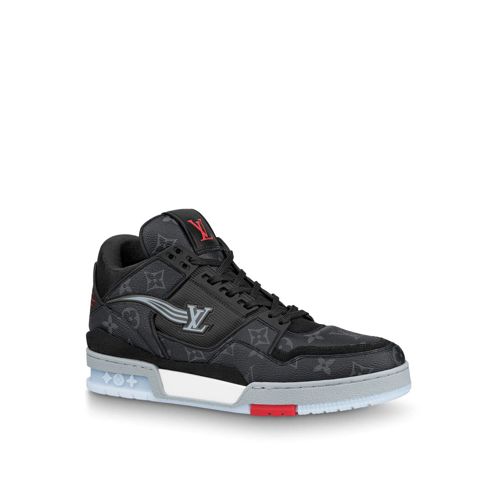 Louis Vuitton Trainer Sneaker in Grey 1A8AA7: Image 1