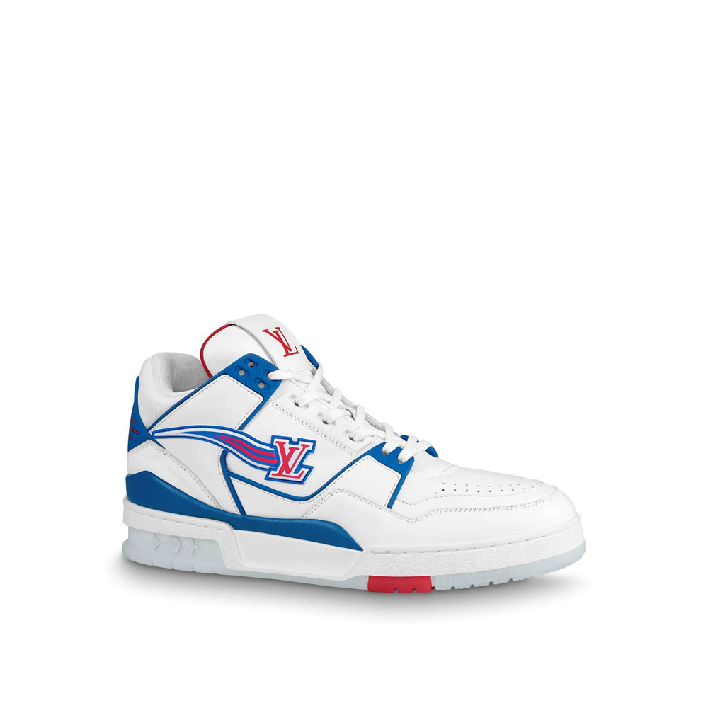Louis Vuitton Trainer Sneaker in White 1A8FFM: Image 1