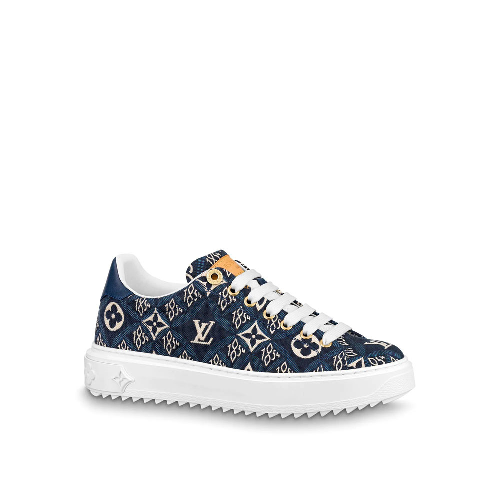 Louis Vuitton Since 1854 Time Out Sneaker in Blue 1A8O09: Image 1