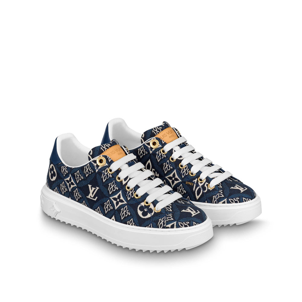 Louis Vuitton Since 1854 Time Out Sneaker in Blue 1A8O09: Image 3