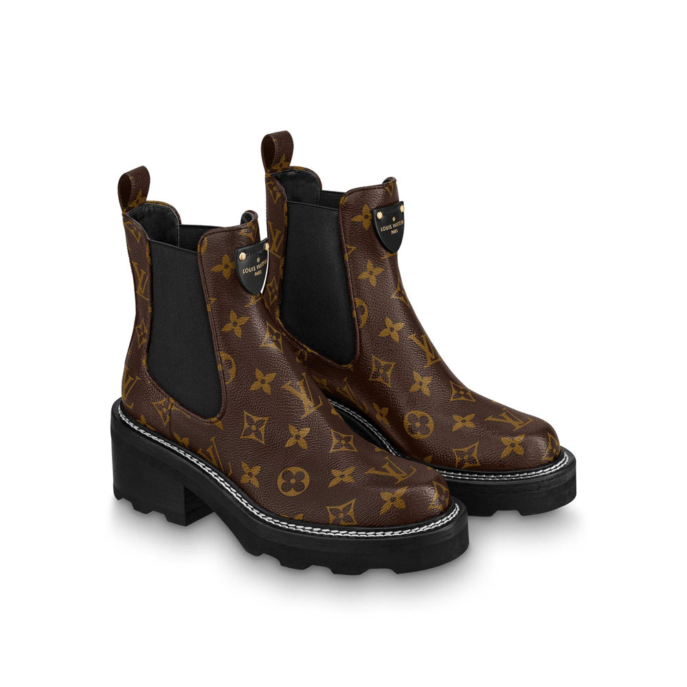Louis Vuitton Beaubourg Ankle Boot in Brown 1A8QCK: Image 3