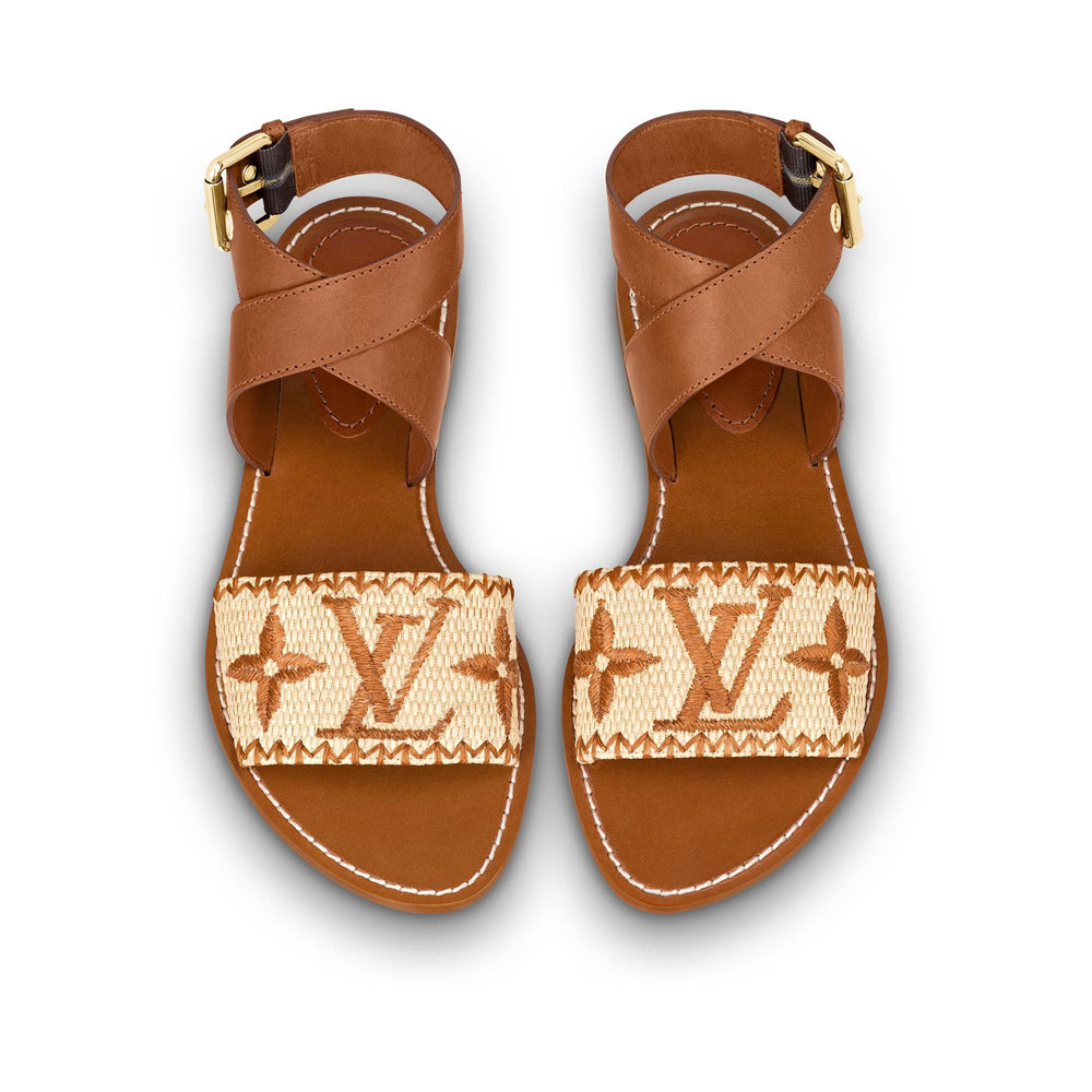 Louis Vuitton Sienna Flat Sandal 1A8SUM: Image 2