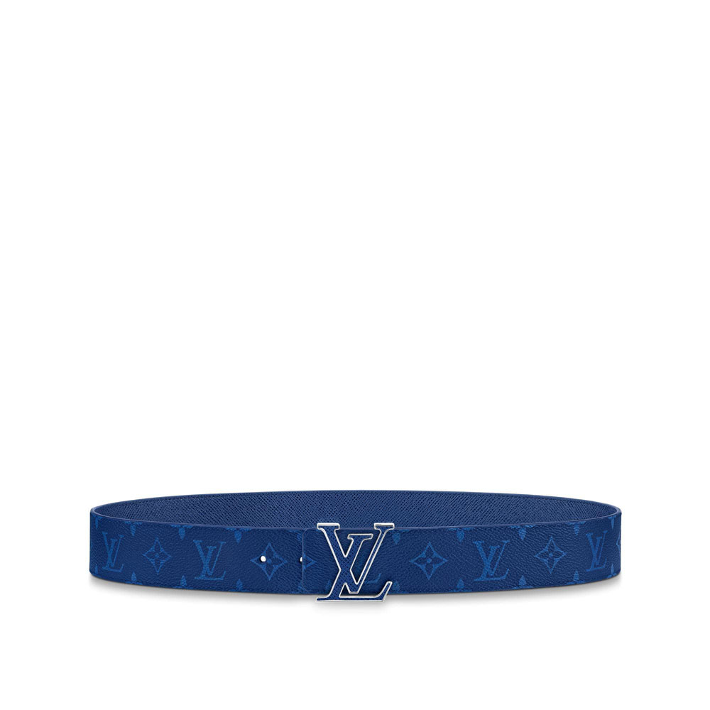 LV Initiales 40MM Reversible Belt Taiga Leather M0159S: Image 1